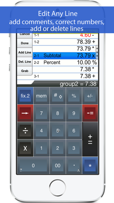 Adding Machine 10Key Univ Lite screenshot 1