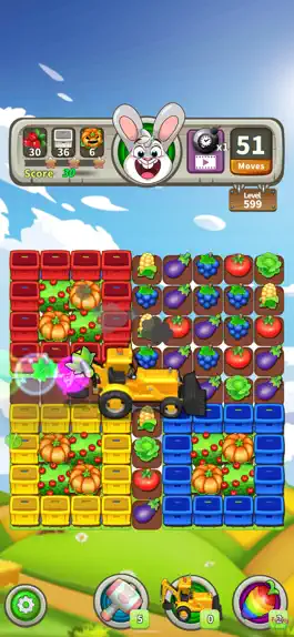 Game screenshot Farm Raid : Cartoon Match 3 apk