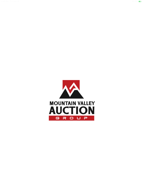 Mountain Valley Auctions iPad screenshot 1 - Business app
