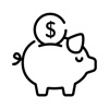 Budget planner - expense track icon