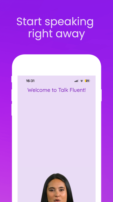 Talk Fluent-language practice Screenshot