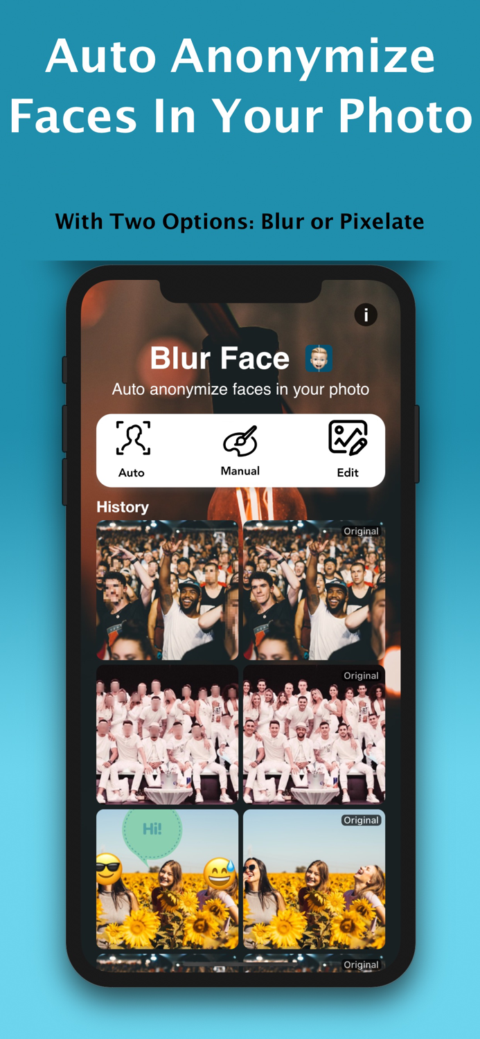 Auto Blur Faces Photo Privacy