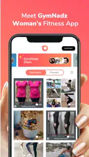 gymnadz - women's fitness app iphone screenshot 1