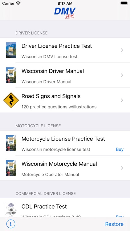 Wisconsin DMV Test Prep