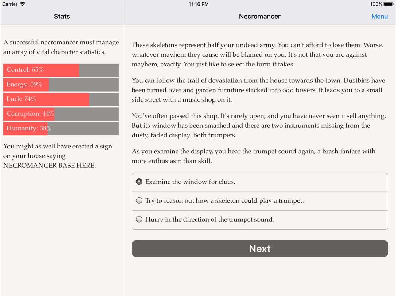 iPad screenshot