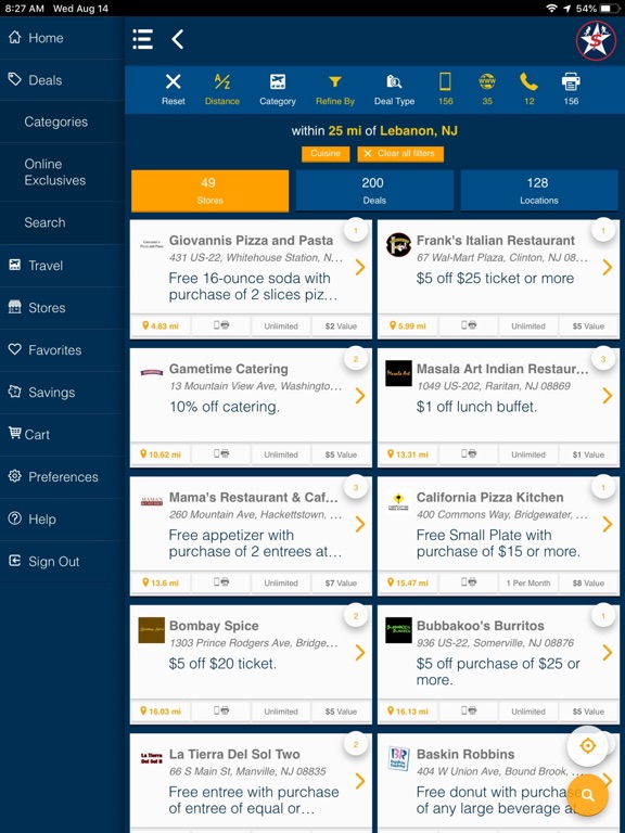 Fundraising & Rewards iPad screenshot 5 - Shopping app