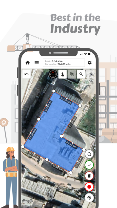 Mapulator - GPS Field Measure Screenshot