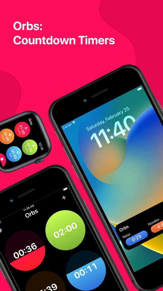 Countdown Timers Widget: Orbs - 2.0.5 - (iOS)