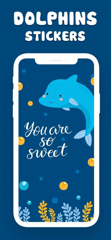 Ocean Dolphin Stickers!
