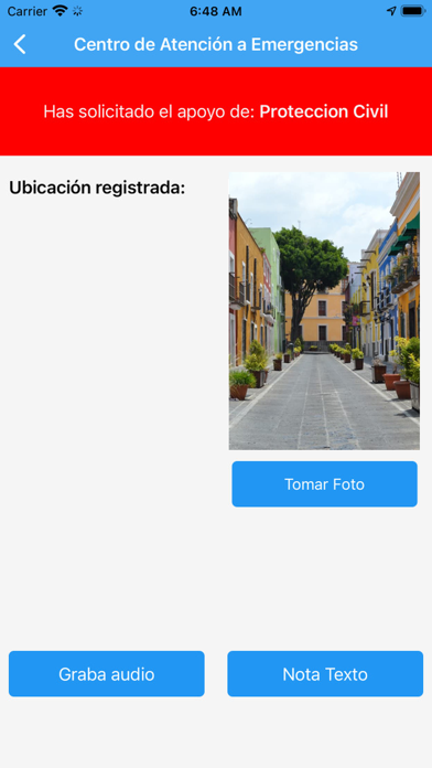 Centro de Atención Emergencias Screenshot
