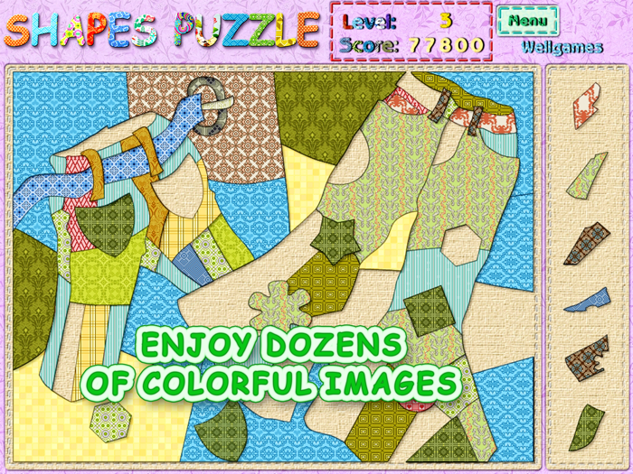 Shapes Puzzle Jigsaw and Mosaic