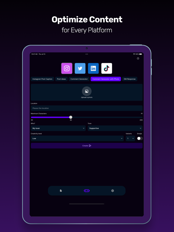 Screenshot #5 pour ChatGPR - Social Media AI