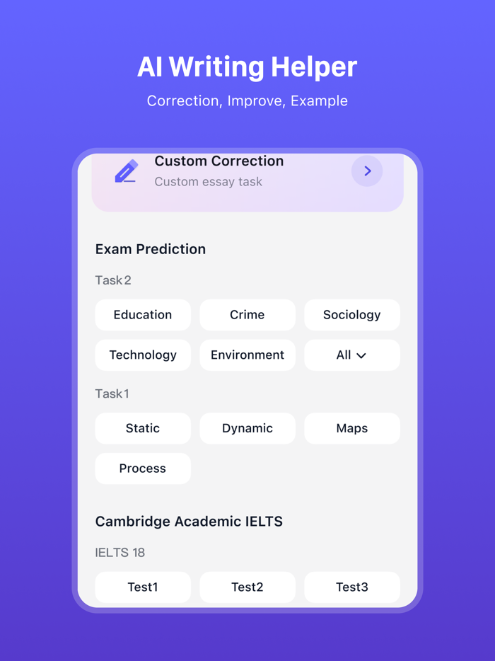 Talkface-3 mins IELTS Test