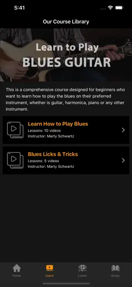 Game screenshot Blues Guitar Lessons mod apk