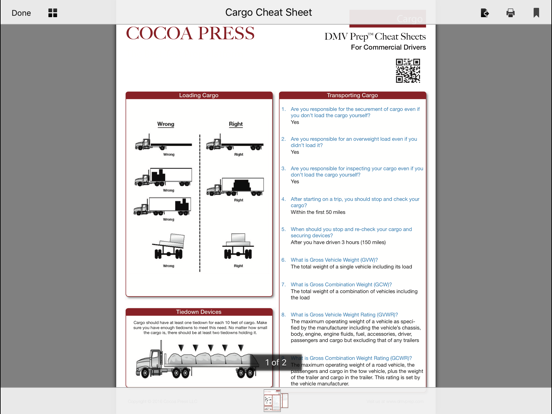 Connecticut CDL Test Prep iPad screenshot