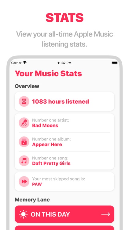 Music Stats ▶ screenshot-3