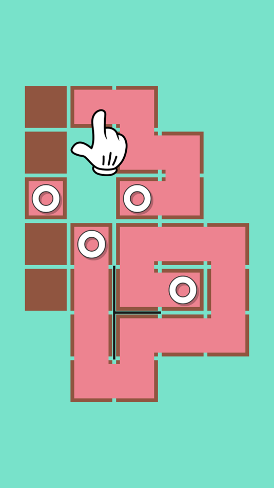 #6. Fill One Line - Logic Puzzles (iOS) By: HECTOR GAUCHIA SAFONT