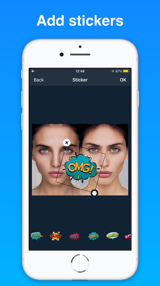 #7. Face Symmetry:nobody's perfect (iOS) Podle: Gaetano La Delfa