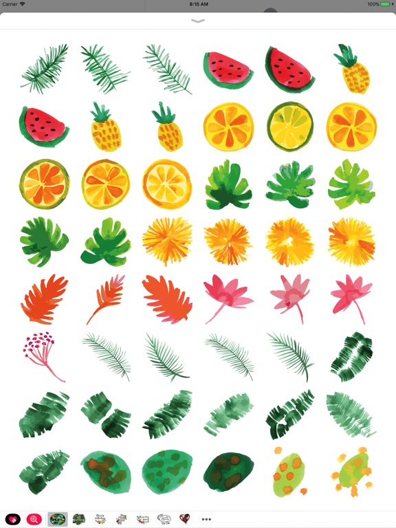 Screenshot #2 for Tropical Watercolour