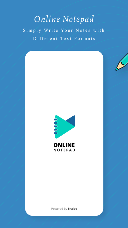 #1. Online Notepad (iOS) 来自: Abdul Rehman