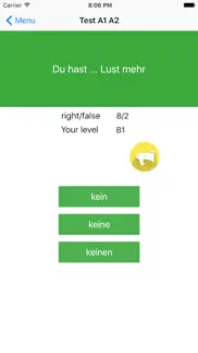 german test a1 a2 b1 like exam iphone screenshot 1