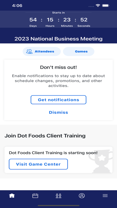Dot Foods Events Screenshot