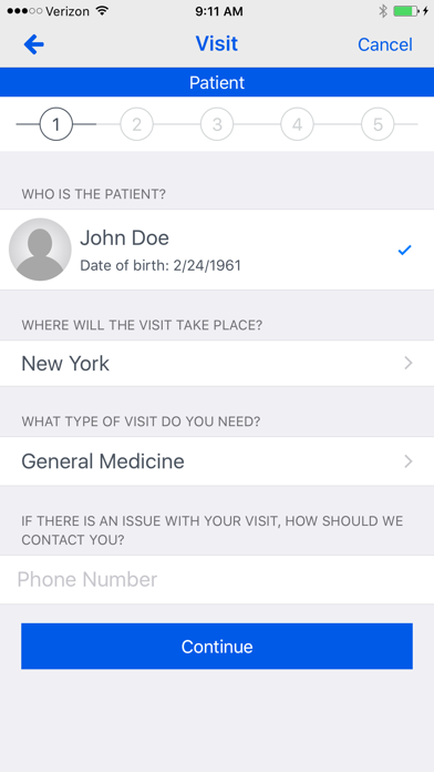 Catholic Health Video Visits Screenshot