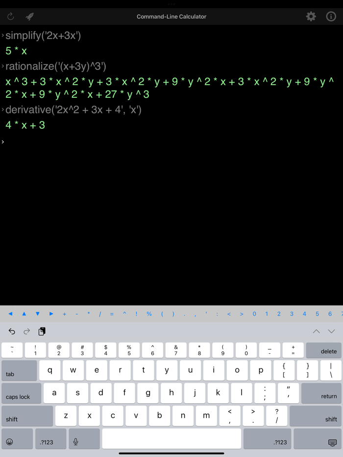 Command-Line Calculator