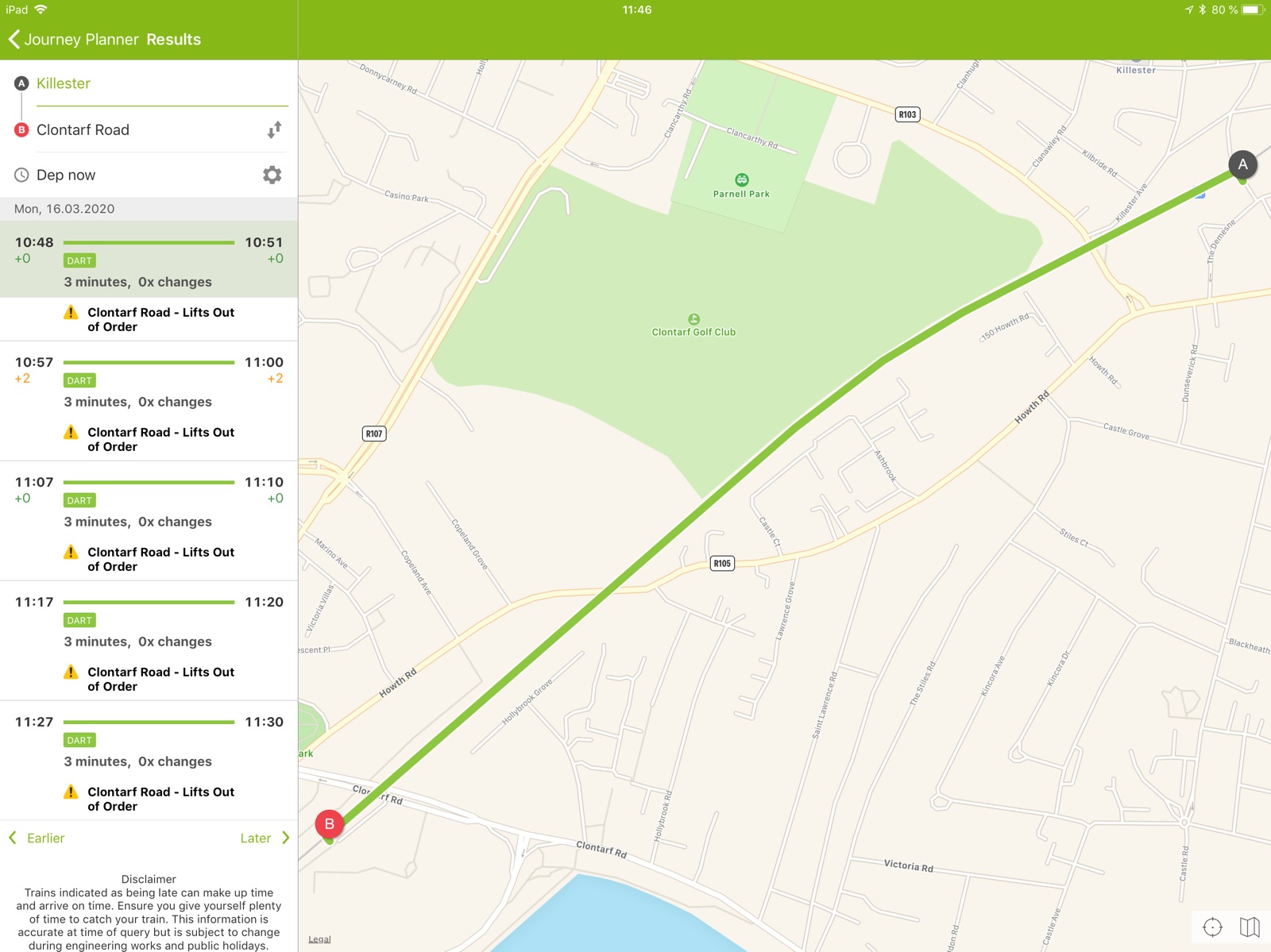 Iarnród Éireann – Irish Rail ipad screenshot 3
