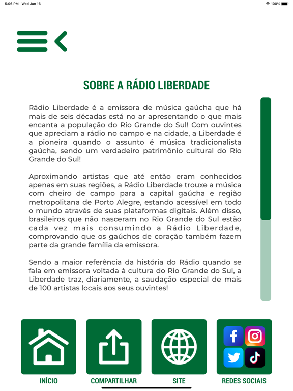 Screenshot #5 pour Rádio Liberdade - 83,3 FM
