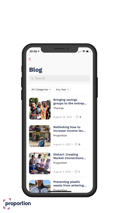 Proportion Global Community Screenshot