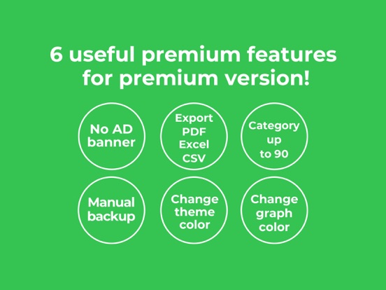 Quick Money Recorder: Expense iPad screenshot 4 - Finance app
