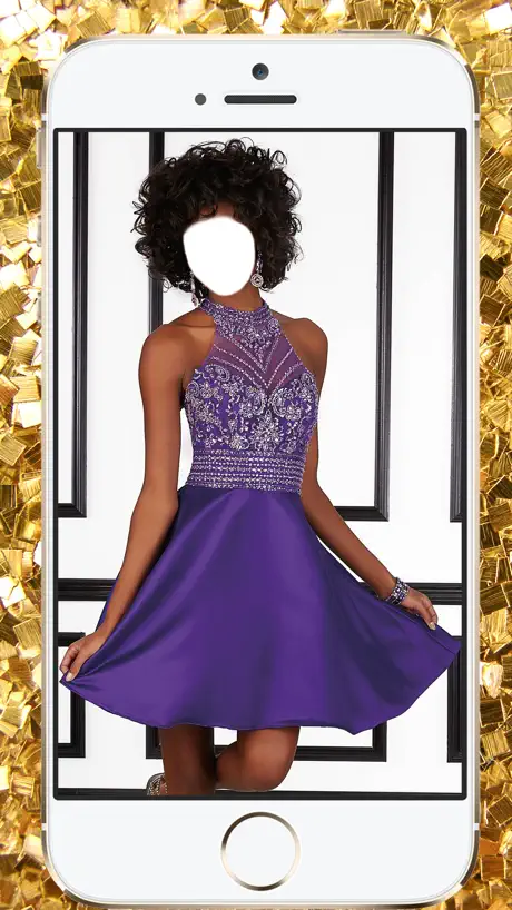 Party Dresses Photo Montage