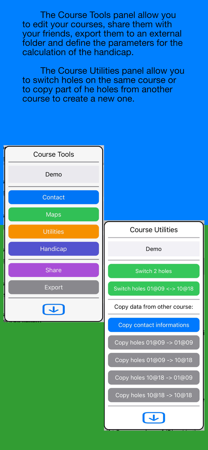 Golf Design GPS and Scorecard