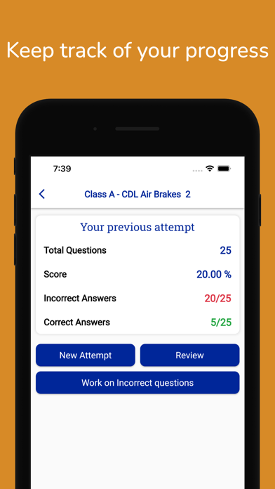 Florida CDL Permit Practice Screenshot