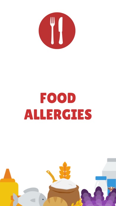 Food Allergy Card Screenshot