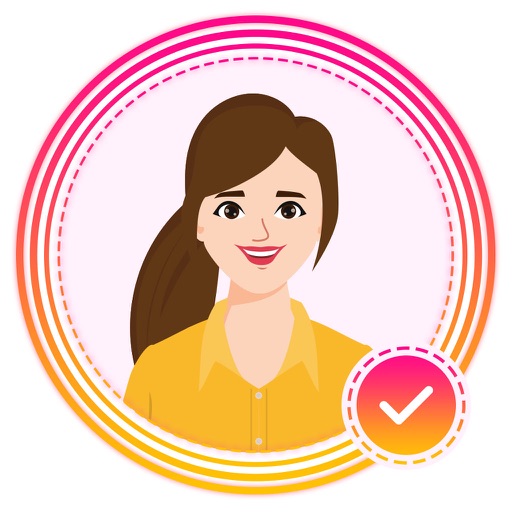 Tiktok Avatar Profile Frame Icon. Social Media Photo Border Vector Stock  Vector