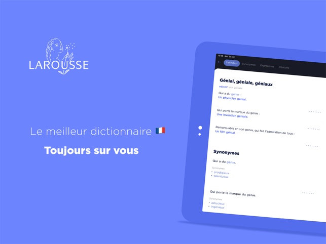 Dictionnaire Larousse français on the App Store