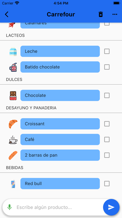 Lista de la Compra - Go2Market Screenshot