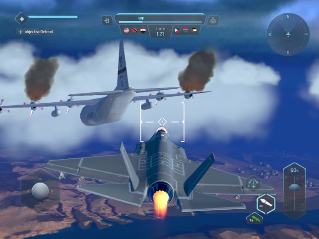 لعبة معارك طائرات:Sky Warriors على App Store