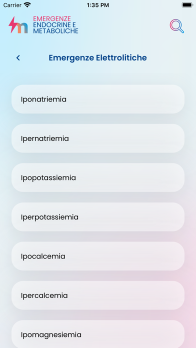 Emergenze EM Screenshot