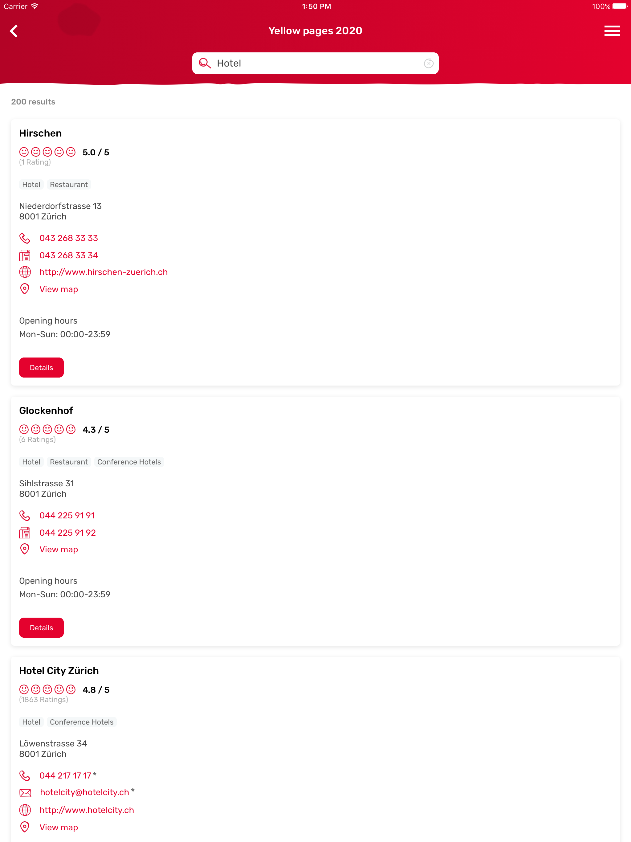 Localcities Switzerland screenshot 15