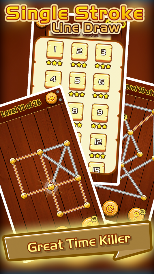 #4. One Liner : Single Stroke (iOS) 由: Bhavin Modha