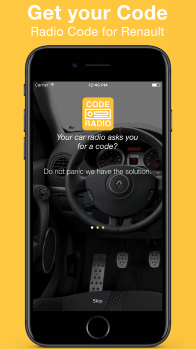 Radio Code Renault Screenshot