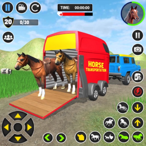 Animal Transport Horse Games Icon