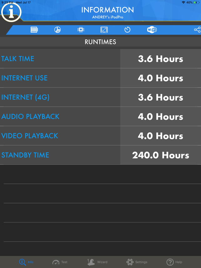 Ampere - impormasyon sa pag-charge ng baterya Screenshot