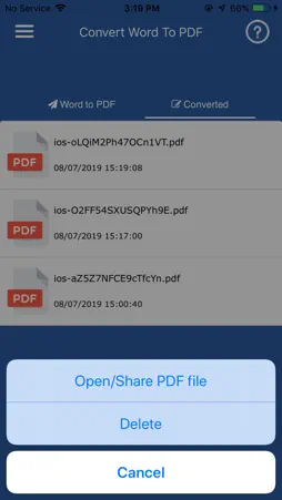 Convert DOC/DOCX to PDF screenshot 4
