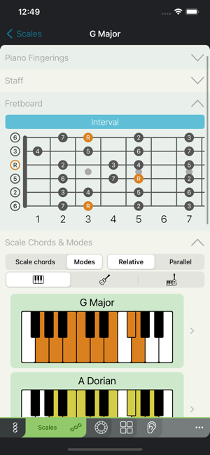 Tonalité : théorie de la musique Capture d'écran