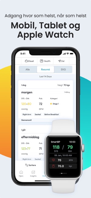 Blodtryk - SmartBP i App Store