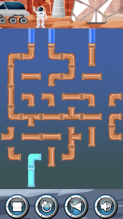 Space Pipes Connect Puzzle
